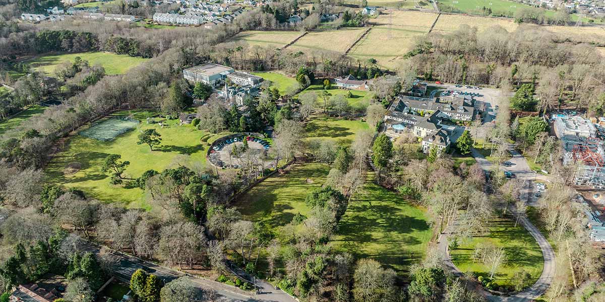 Balmoral - Marcliffe - WoodBank Hotel aerial
